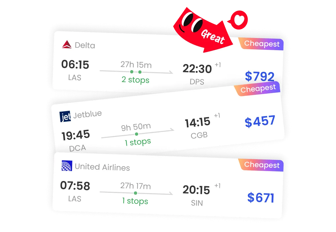 Find and compare best flight fares